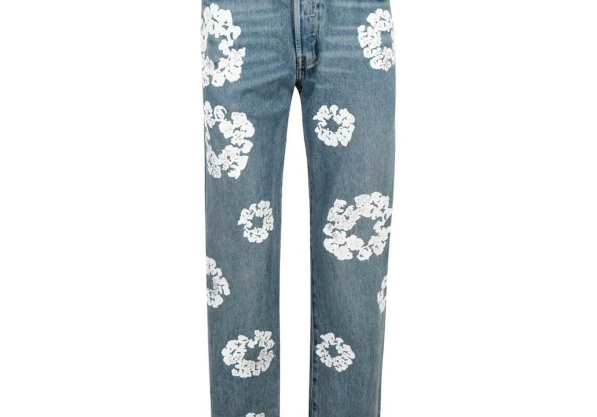 Denim Tears x Levi's Cotton Wreath Jean Light Wash