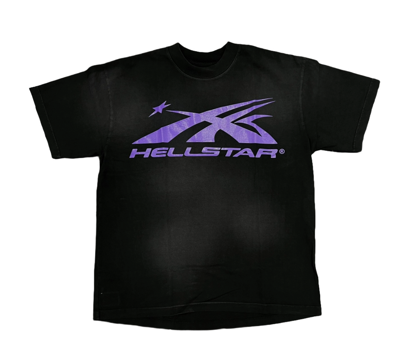 Hellstar Gel Sport Logo T-Shirt Black/Purple