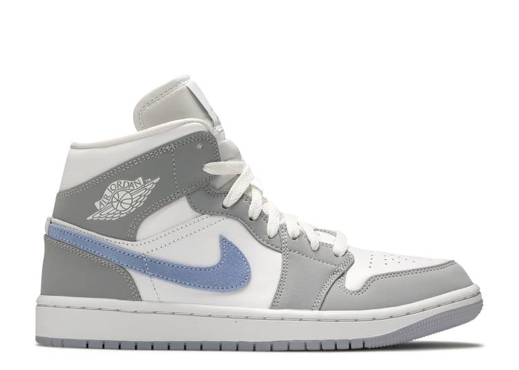 Jordan 1 Mid Wolf Grey Aluminum (W)