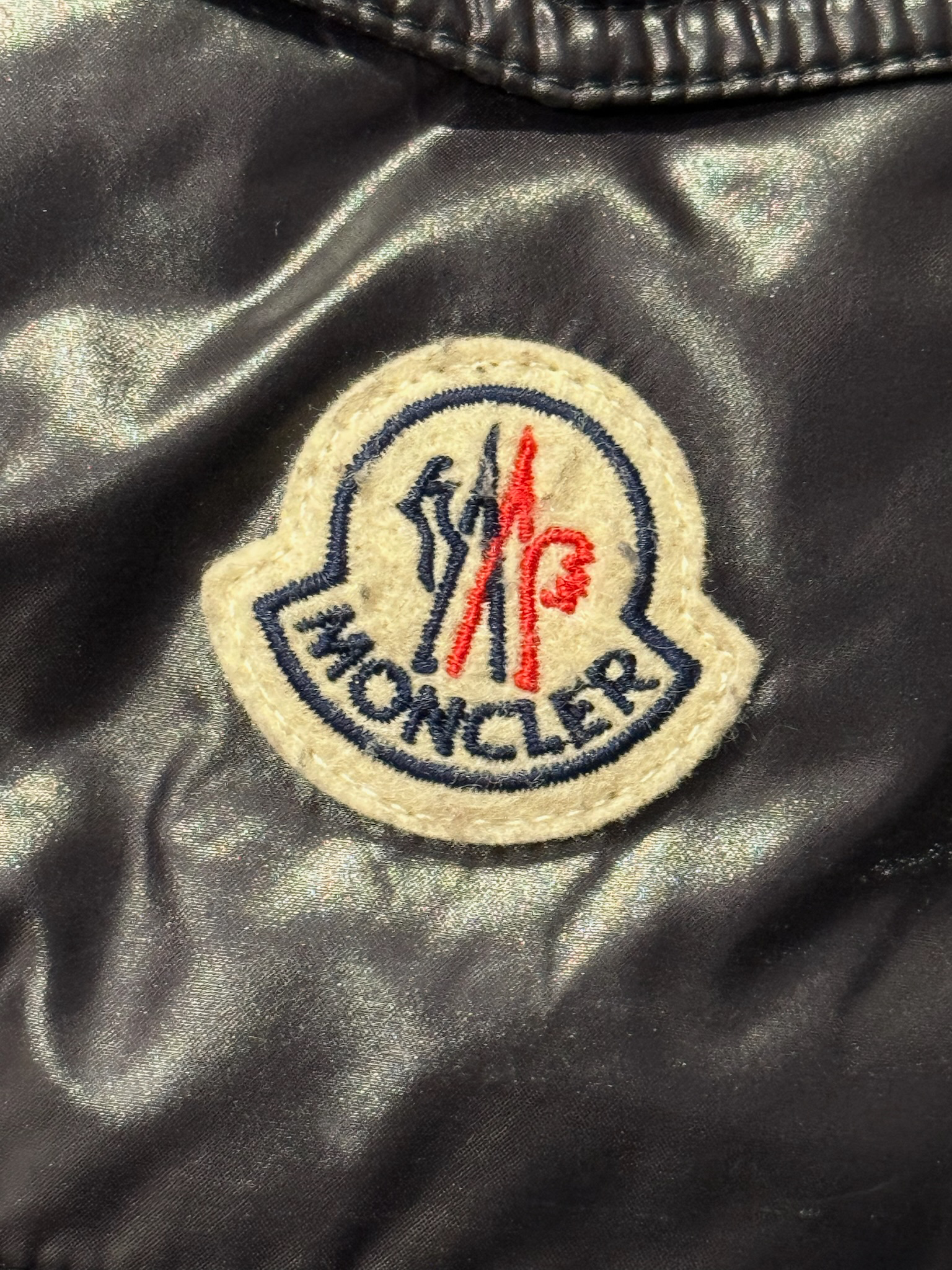 Moncler Maya Giubbotto Jacket Black (Preowned Size 4/L)