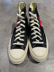 Converse X CDG Taylor All Star 70 Hi Play Black (Preowned Size 9)