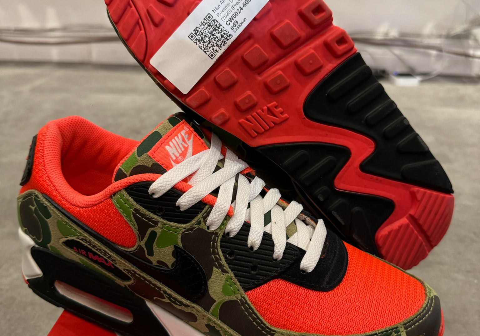 Nike Air Max 90 Reverse Duck Camo (2020) (Preowned Size 9)