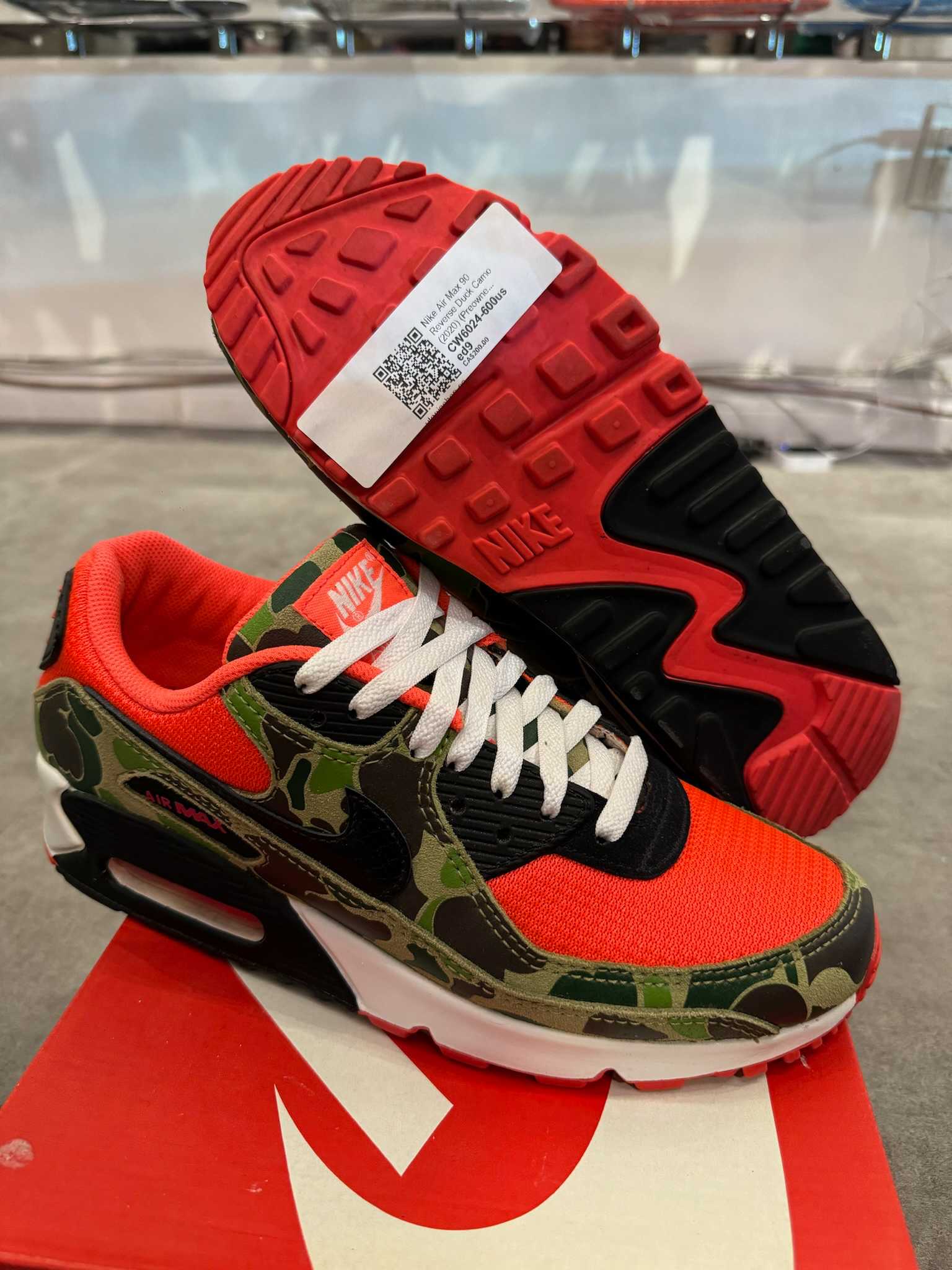 Nike Air Max 90 Reverse Duck Camo (2020) (Preowned Size 9)