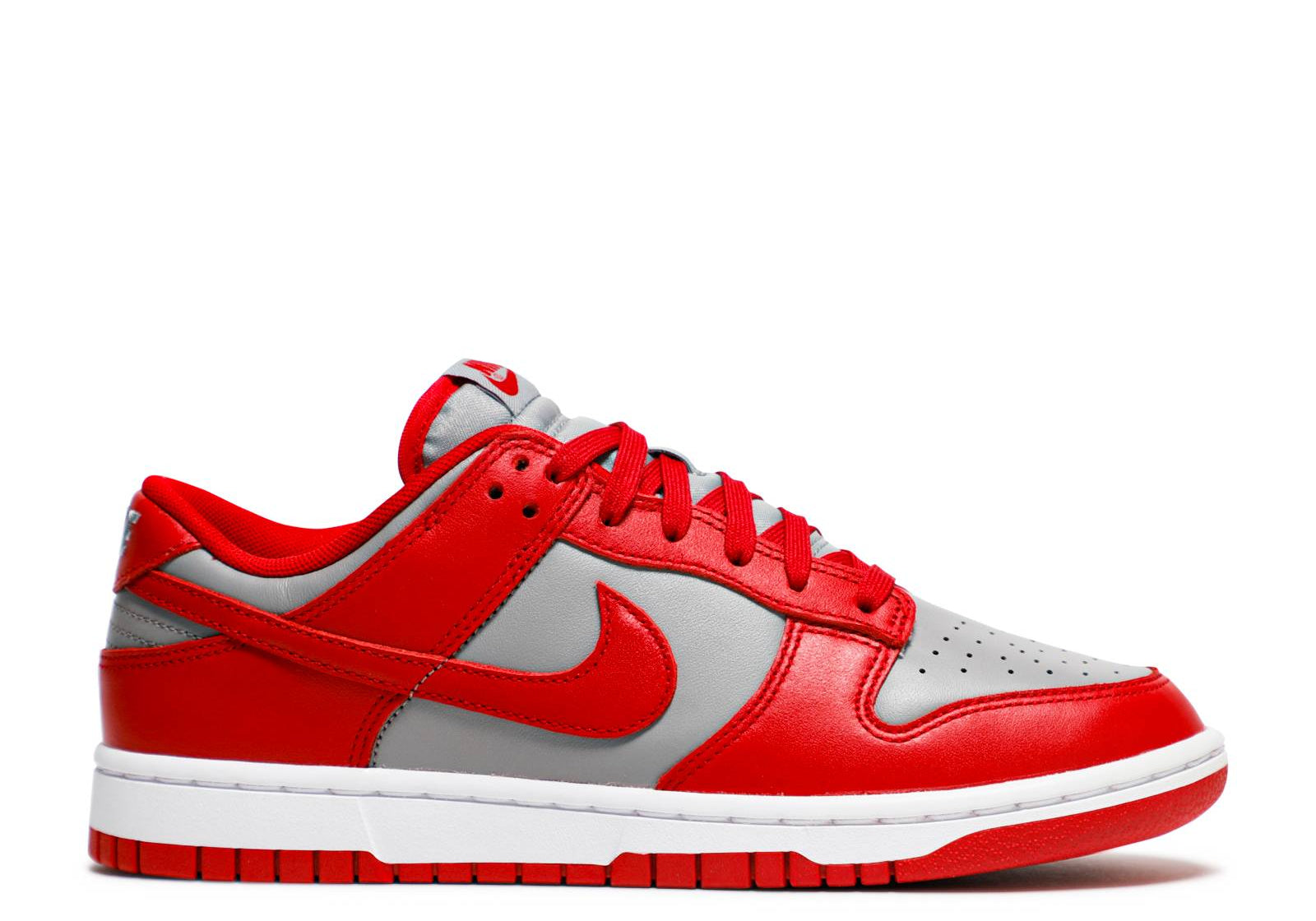 Nike Dunk Low UNLV Medium Grey Varsity Red (Preowned Size 10)