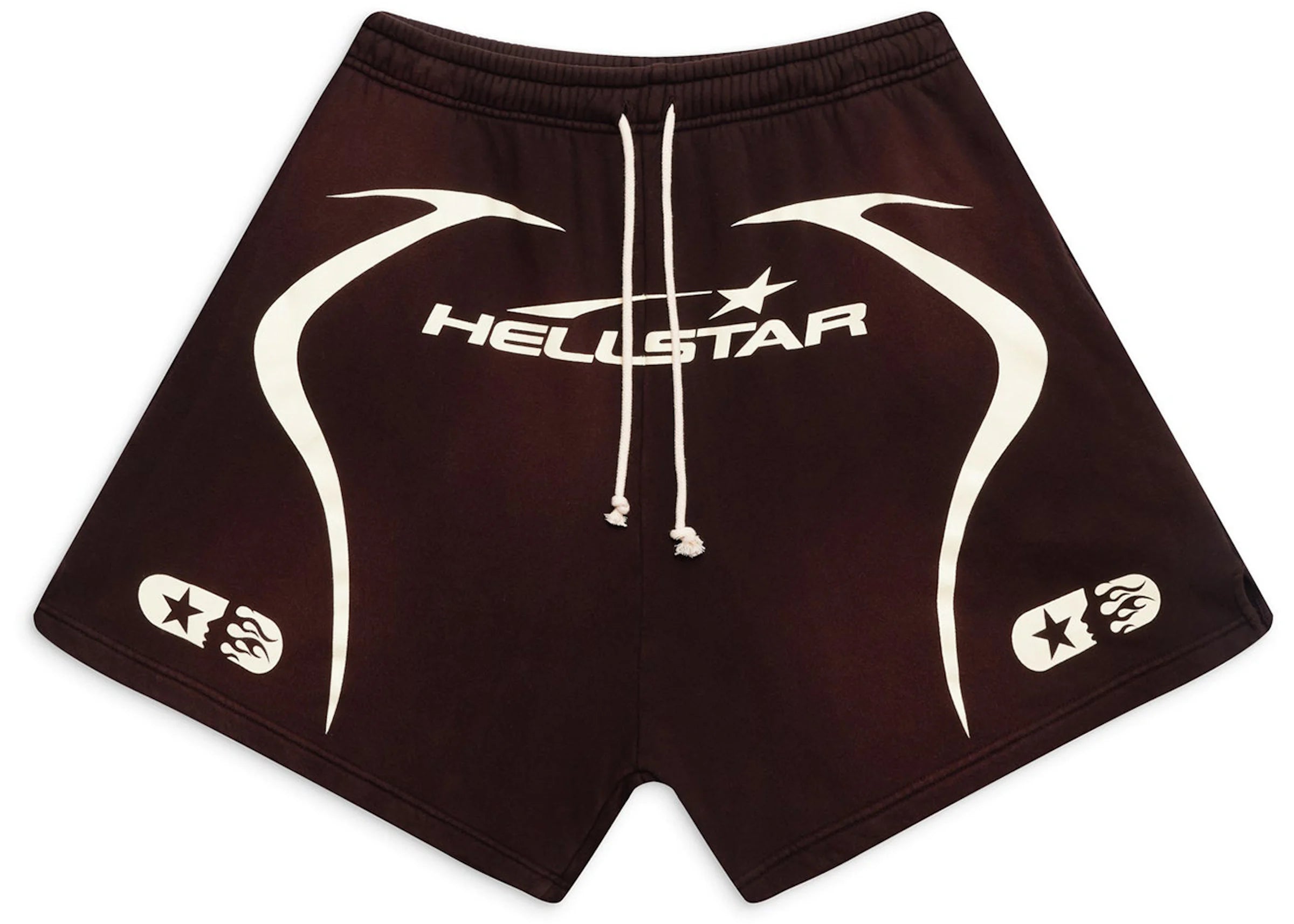 Hellstar Warm Up Shorts Brown