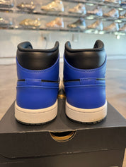 Jordan 1 Mid Hyper Royal Tumbled Leather (Preowned)