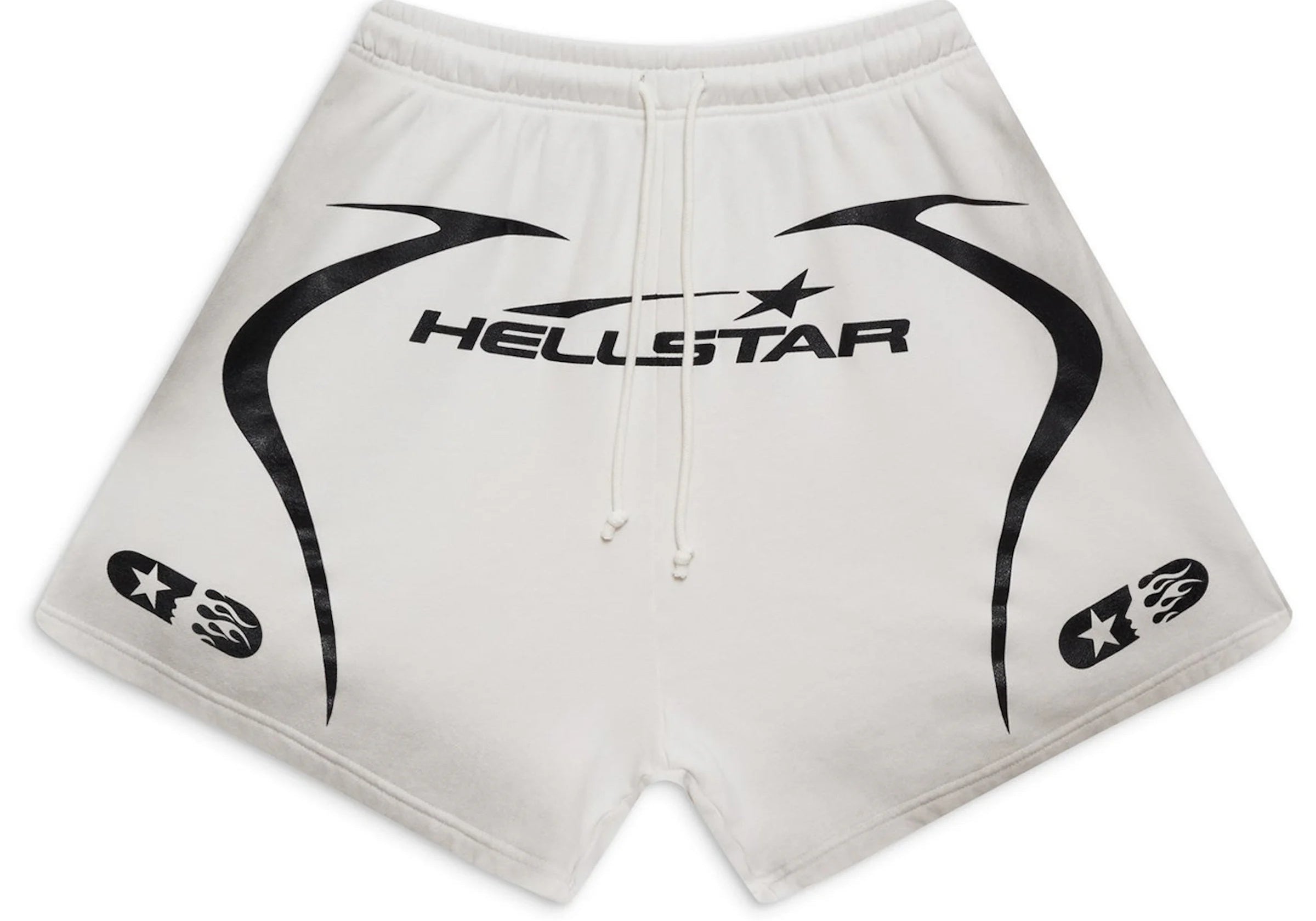 Hellstar Warm Up Shorts White