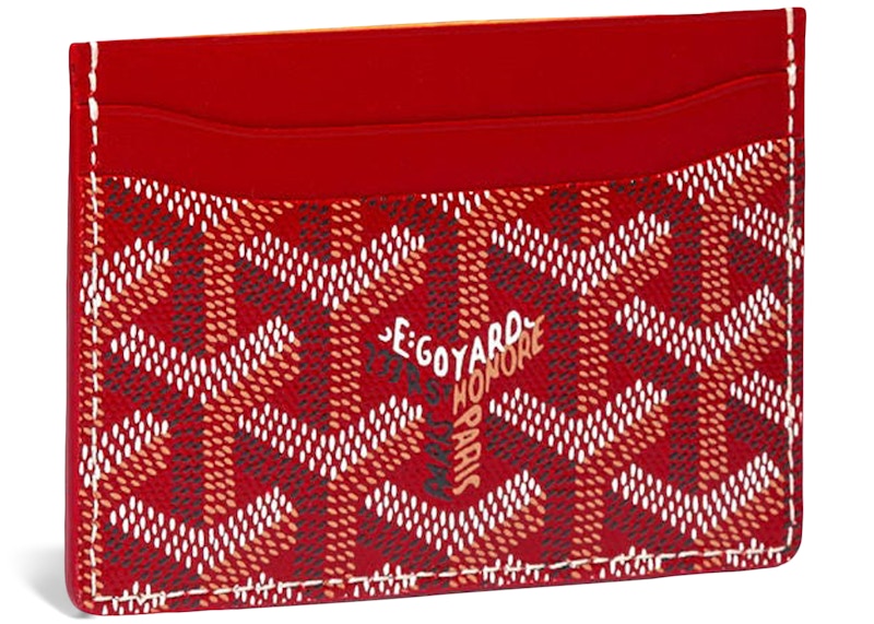 Goyard Saint Sulpice Card Holder Red