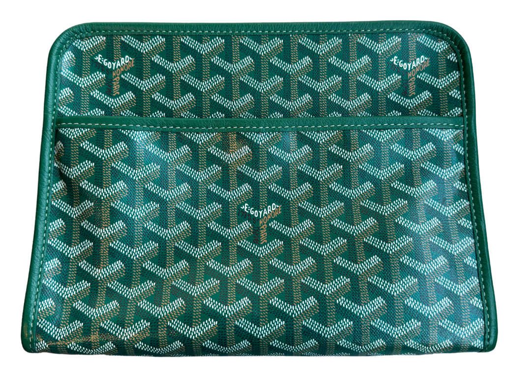 Goyard Jouvence MM Toiletry Bag Green (Preowned)