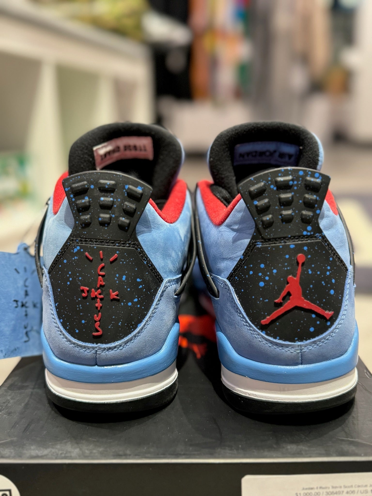 Jordan 4 Retro Travis Scott Cactus Jack (Preowned Size 10.5)