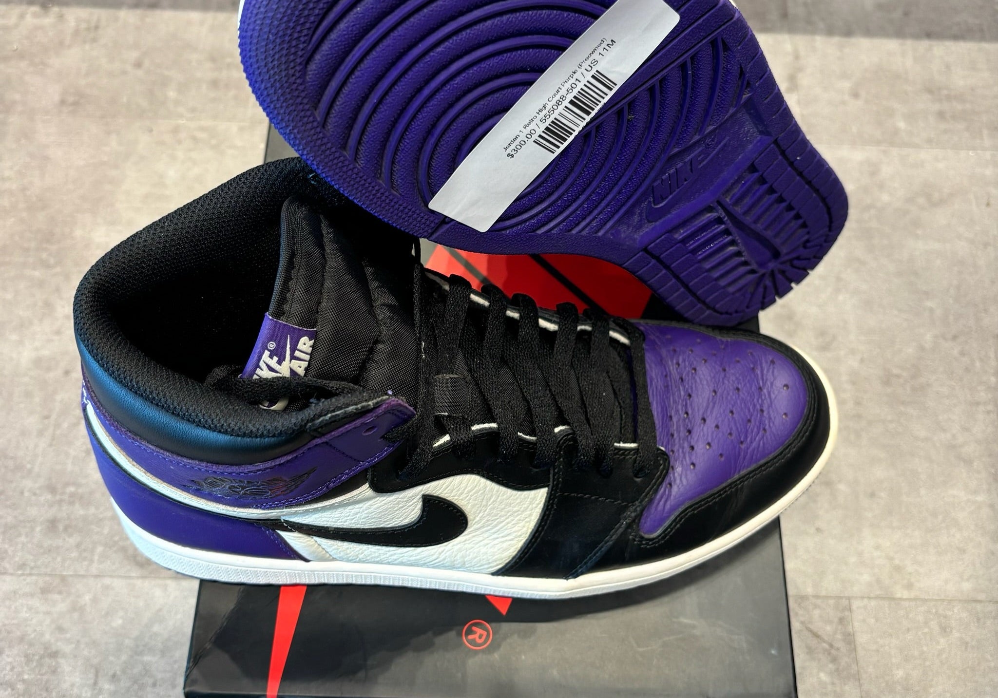 Jordan 1 Retro High Court Purple (Preowned Size 11)