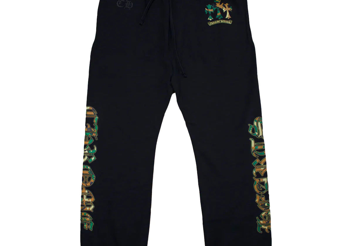 Chrome Hearts Triple Cross Camo Sweatpants