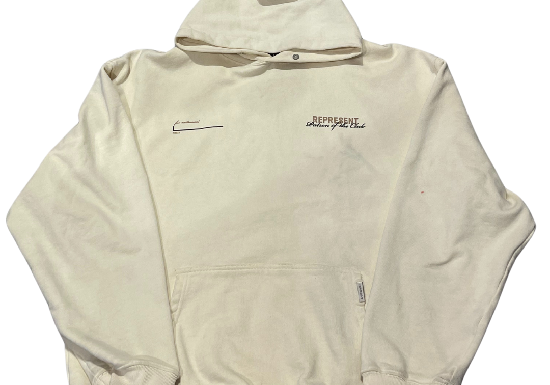 Represent Patron of the Club Hoodie Beige (Preowned)