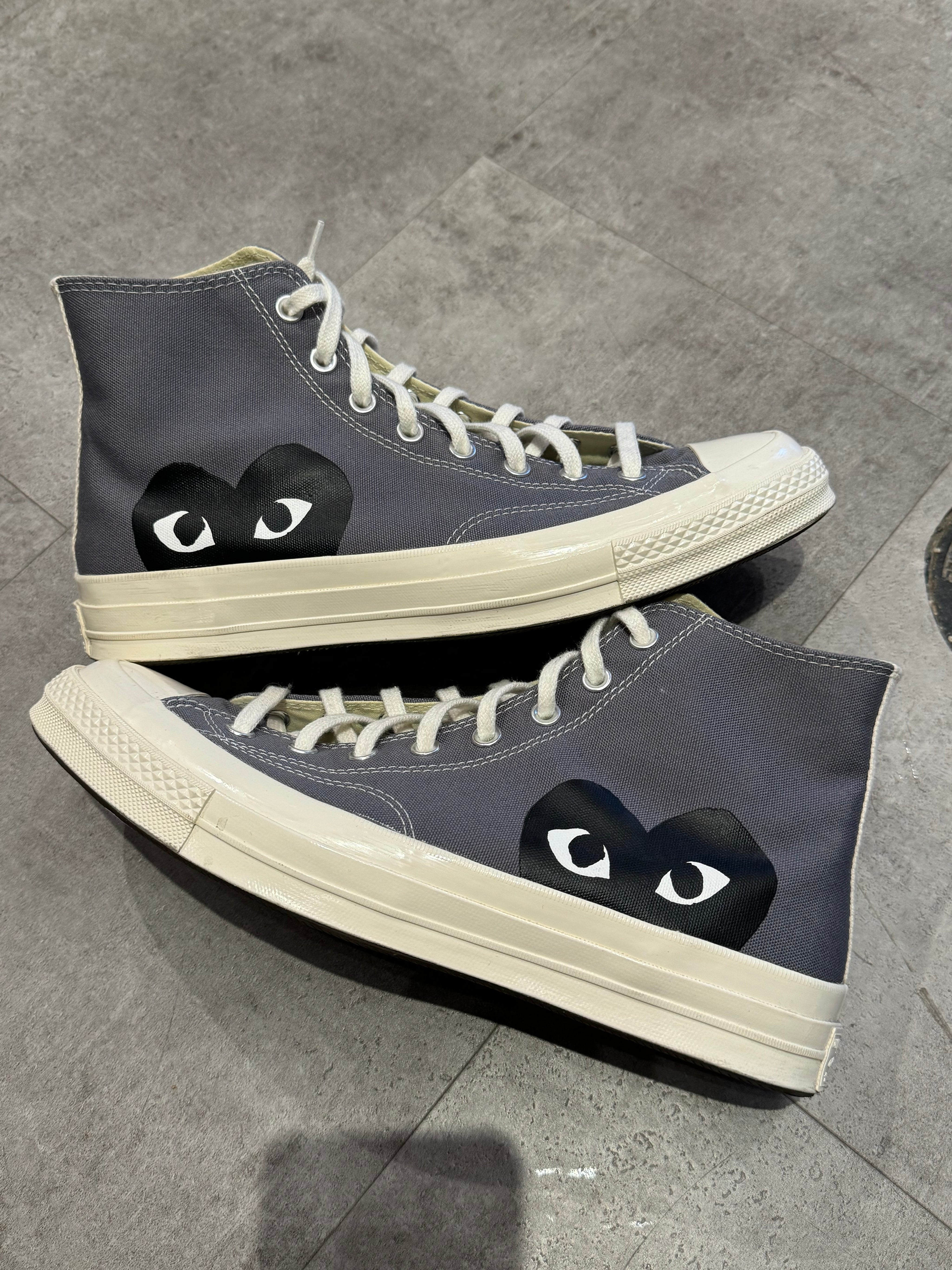 Converse X CDG Play Chuck Taylor All-Star 70 Hi Grey (Preowned)