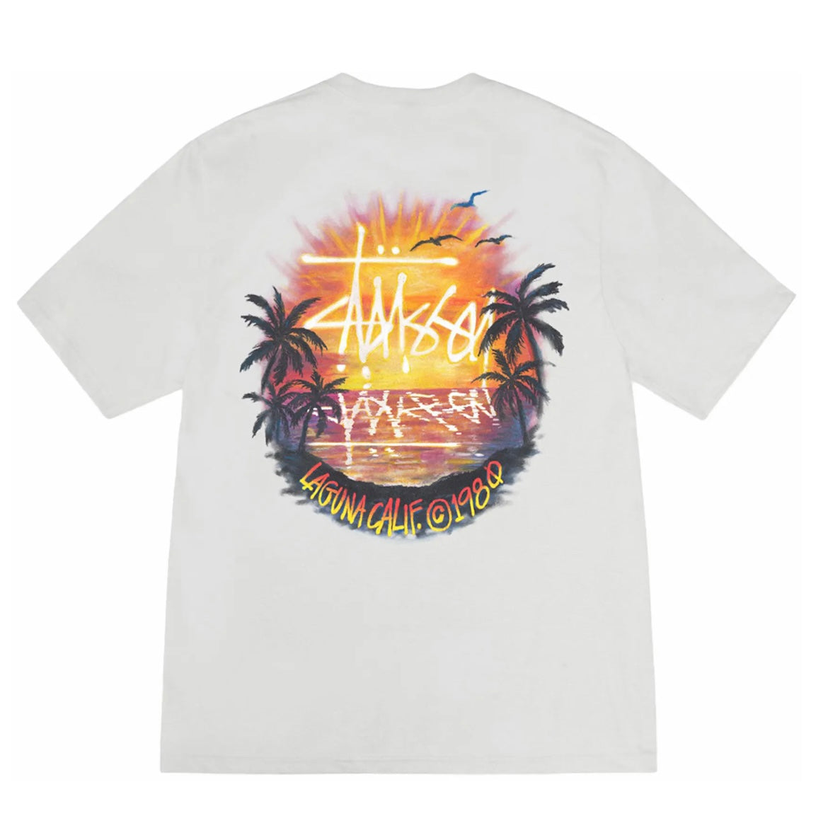 Stussy Sunset Tee Fog