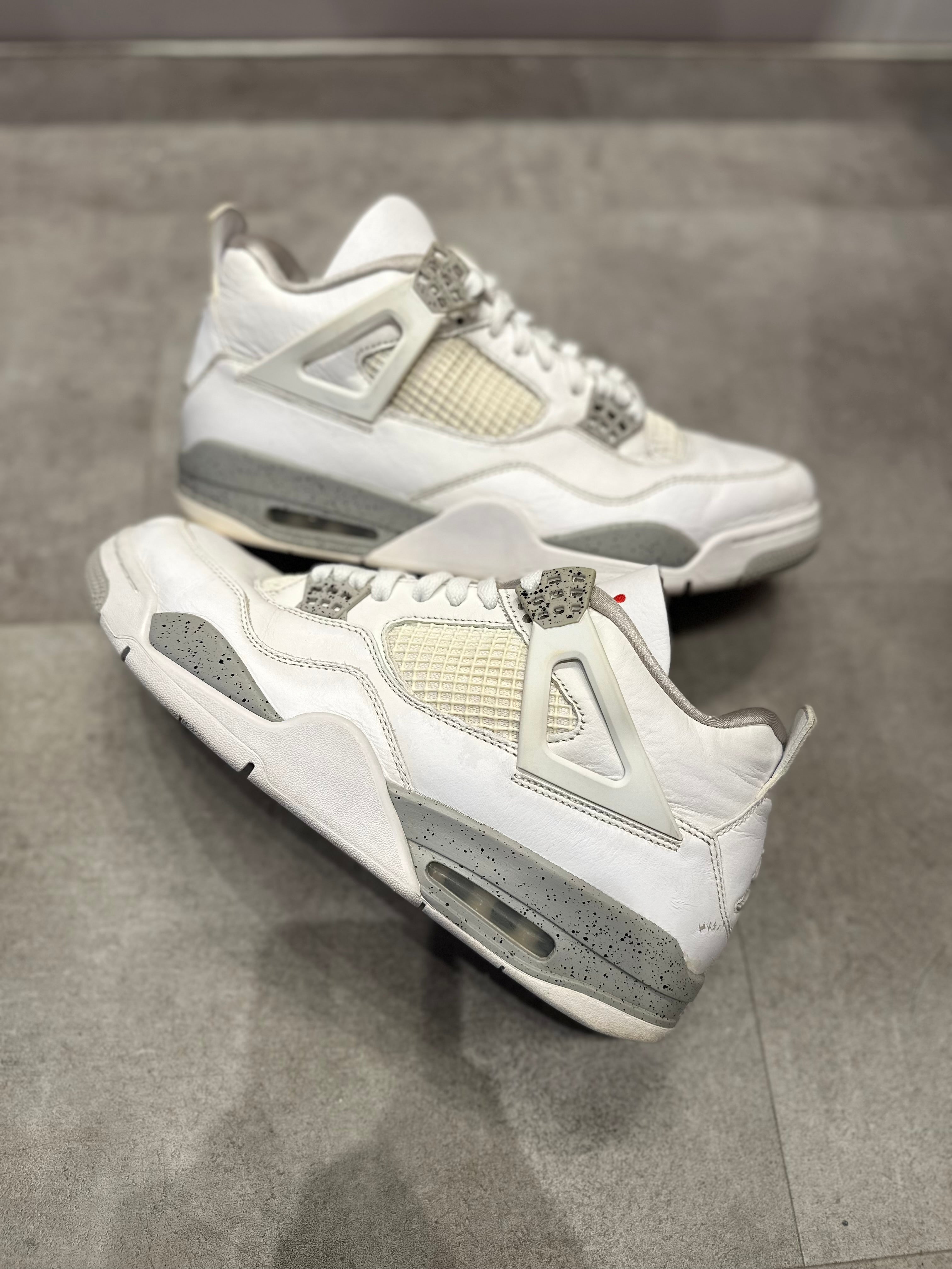 Jordan 4 Retro White Oreo (2021) (Preowned Size 12)