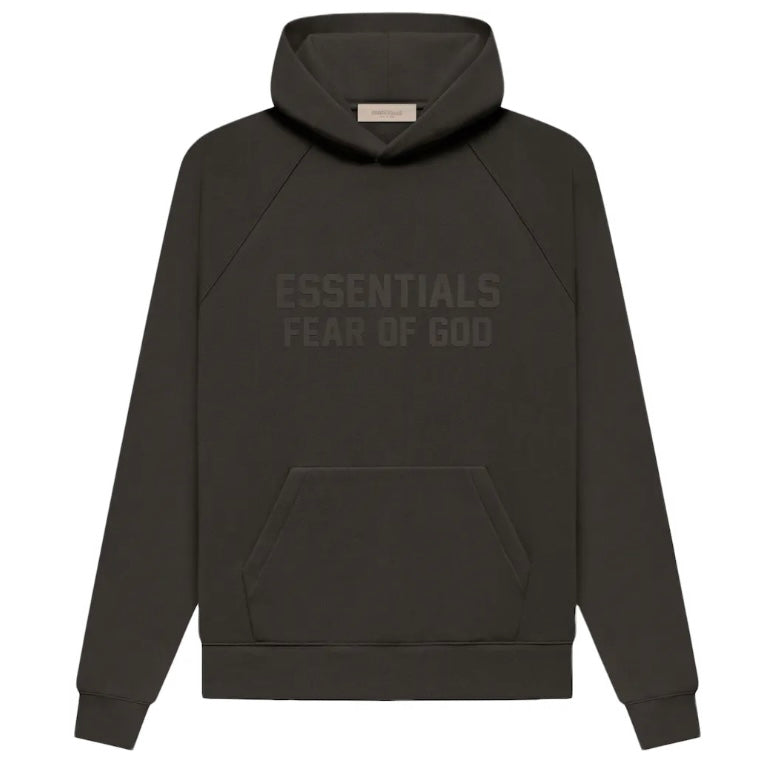 Fear of God Essentials Hoodie (FW22) Off Black