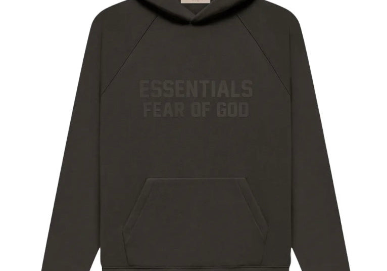 Fear of God Essentials Hoodie (FW22) Off Black