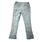 Who Decides War Blue Gathered Jeans, pre-owned, size 36 – photo 2 of 2