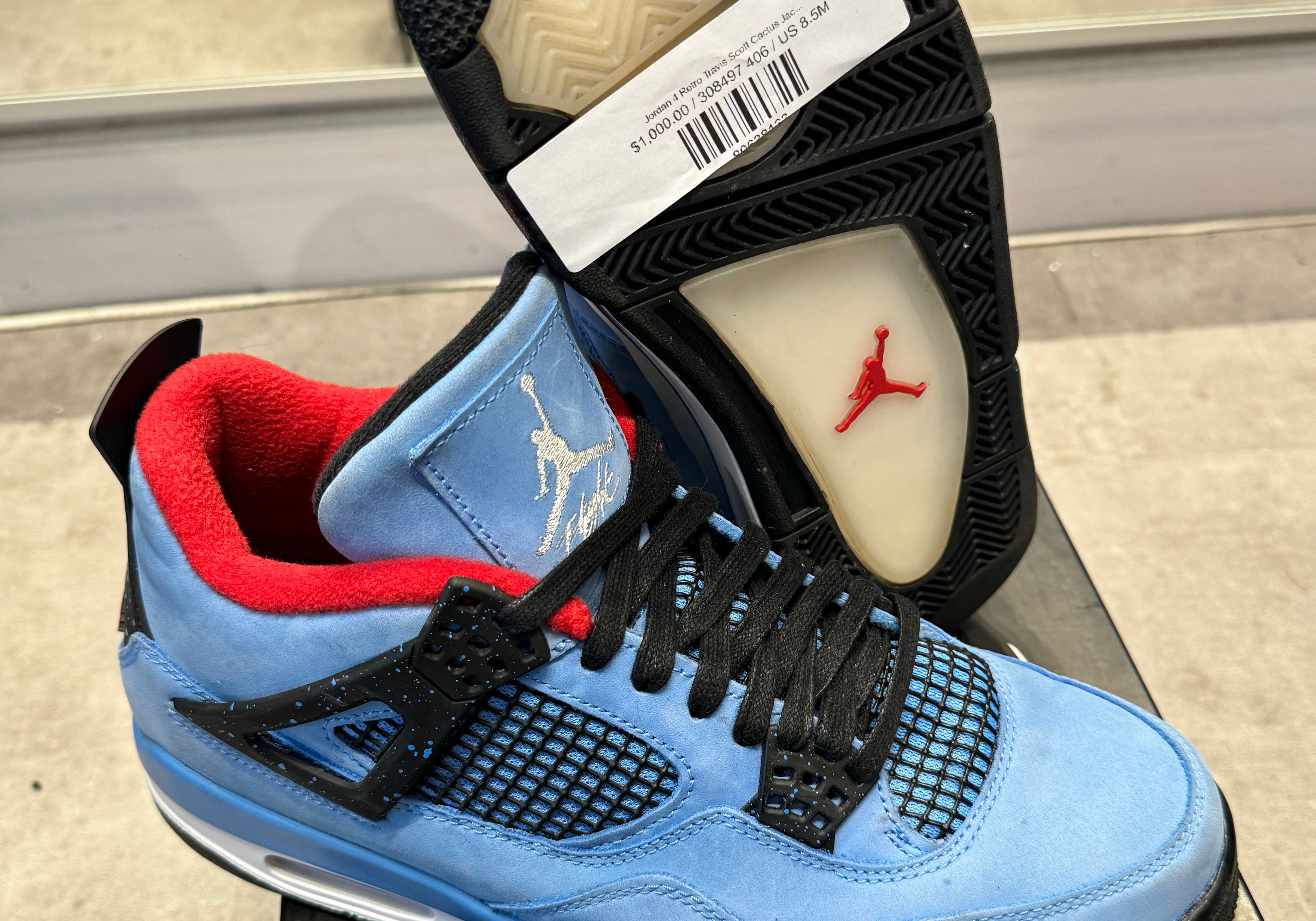 Jordan 4 Retro Travis Scott Cactus Jack (Preowned Size 8.5)