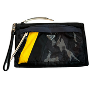 Prada Tessuto Nylon Saffiano Patch Camouflage Pouch