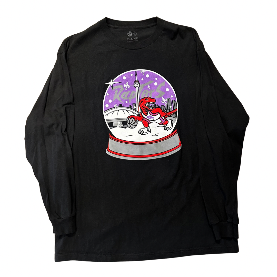 Ovo Toronto Raptors Christmas Day 2019 L/S T-Shirt Black (Preowned)