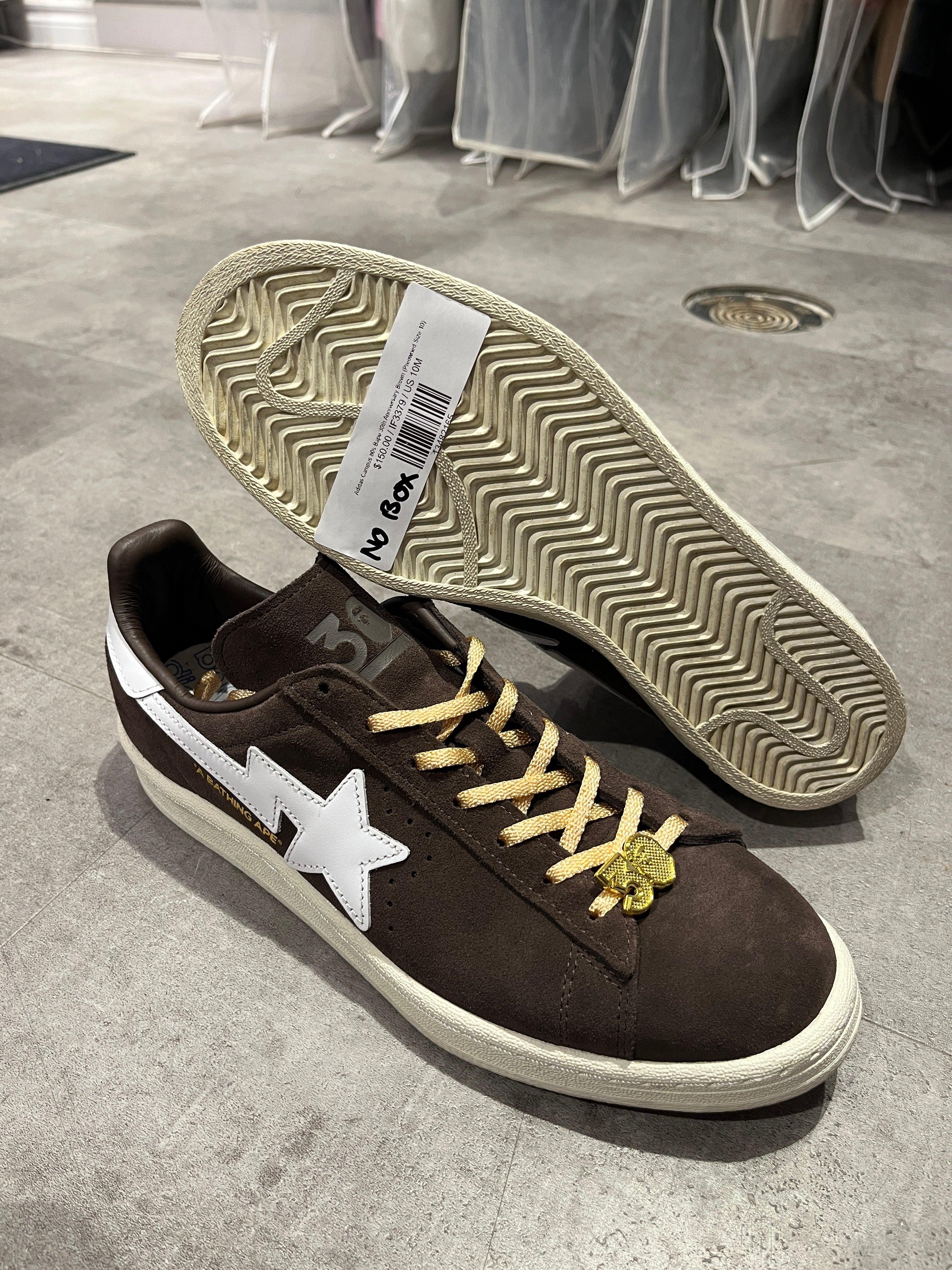 Adidas Campus 80s Bape 30th Anniversary Brown (Preowned)