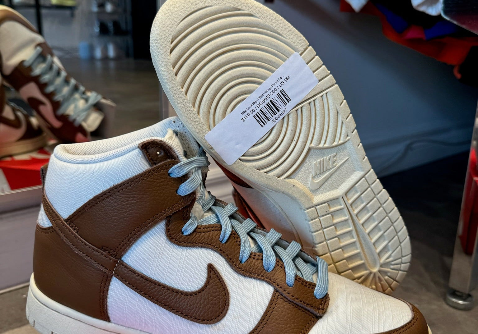 Nike Dunk High PRM Vintage Pecan Sail (Preowned)