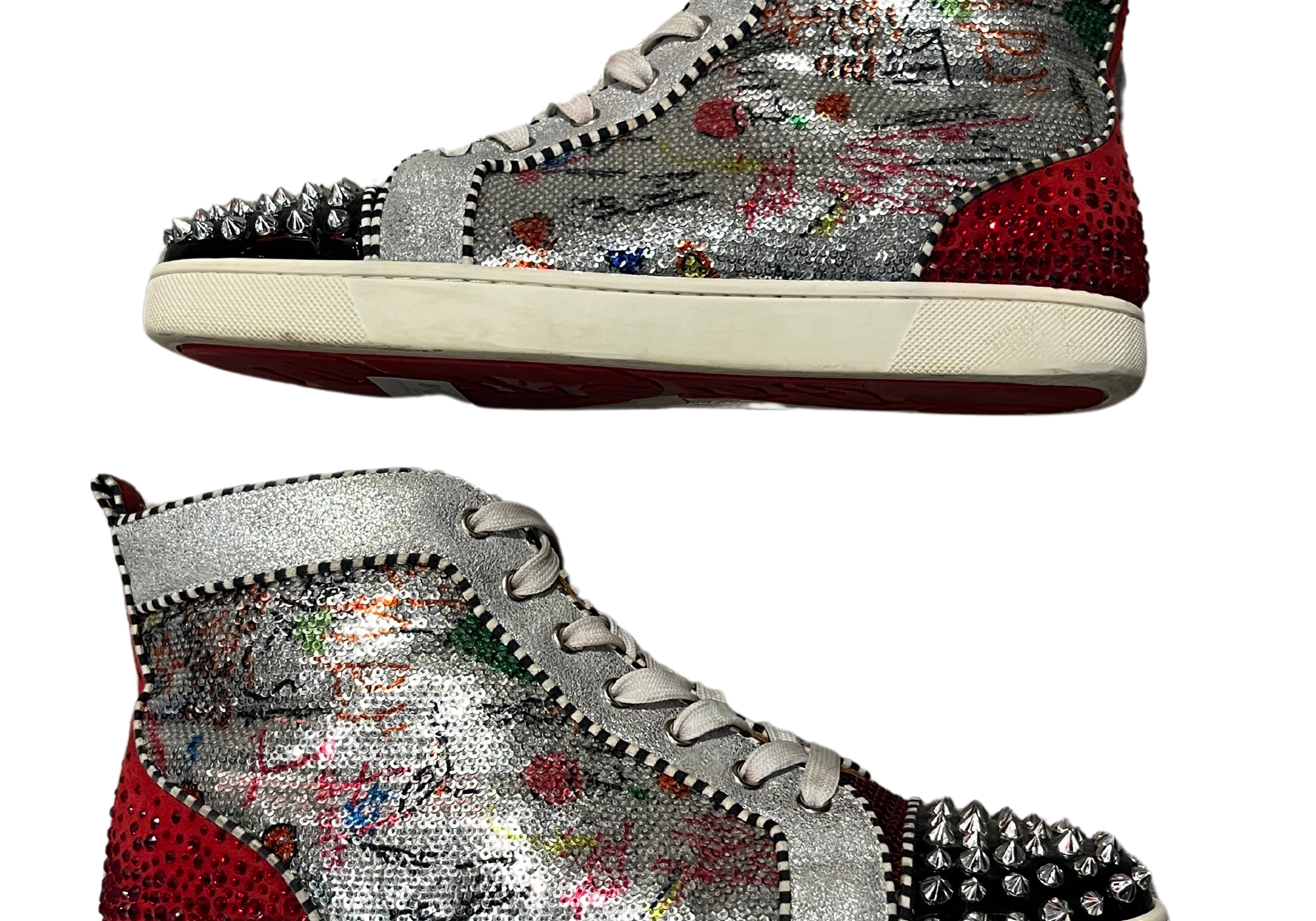 Christian Louboutin No Limit F18 High Top Trainers