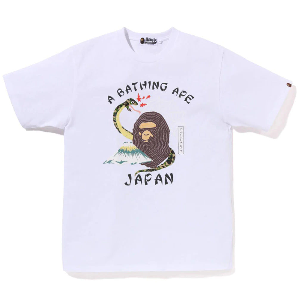 Bape Japanese Culture White Tee