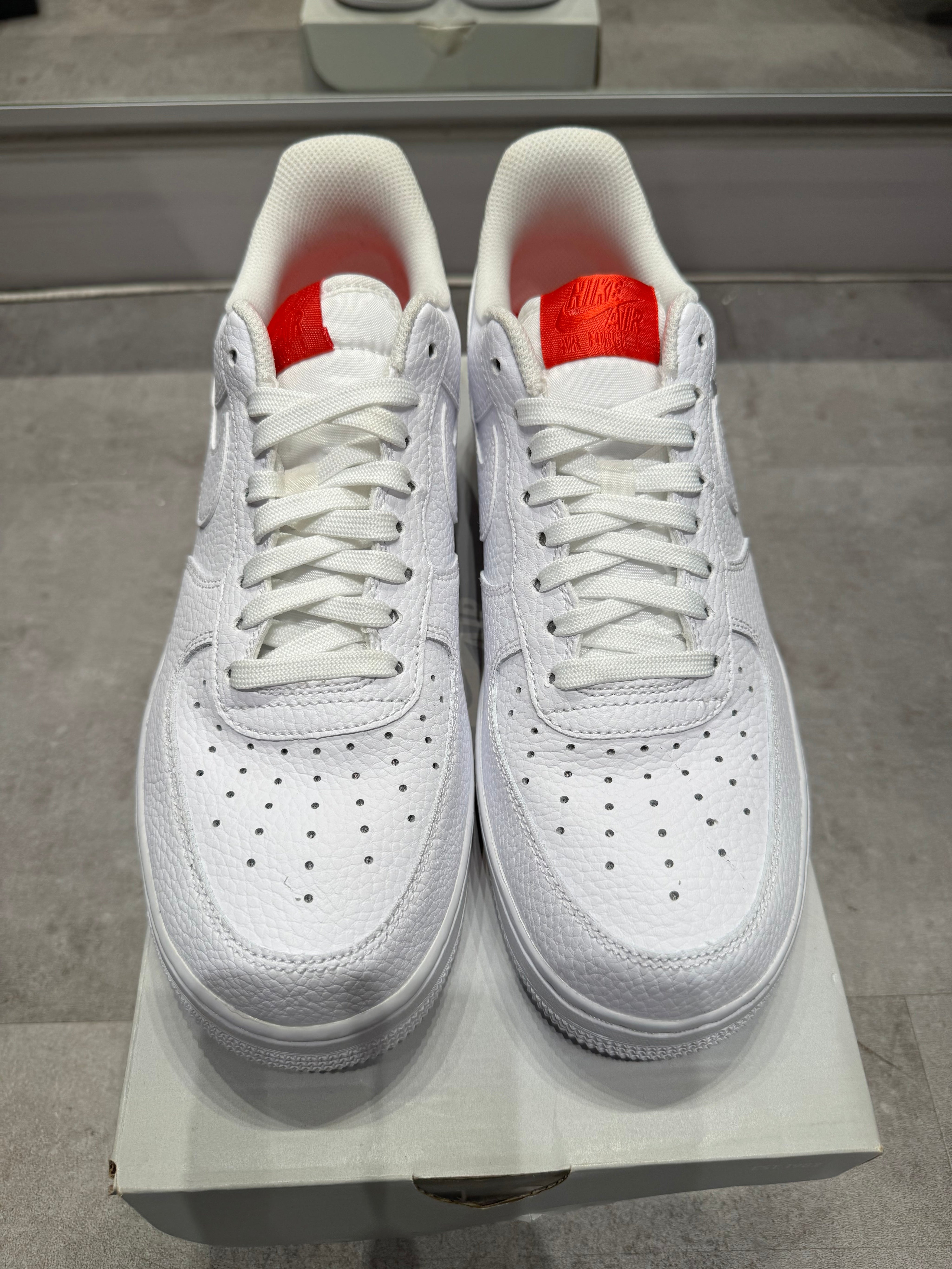 Nike Air Force 1 Low '07 White Habanero Red (Preowned)