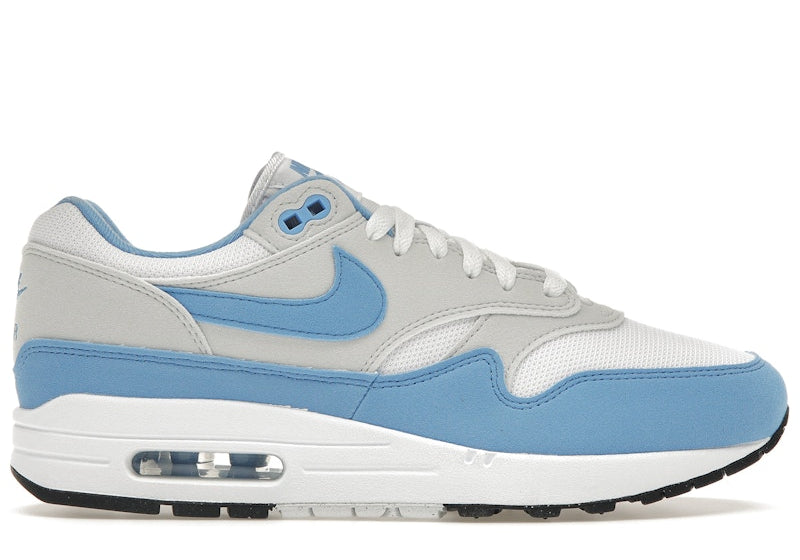 Nike Air Max 1 White University Blue (Preowned size 9.5)