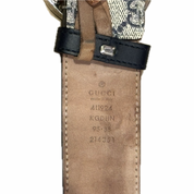 Gucci GG Supreme Belt With G Buckle (Preowned size 95-33)