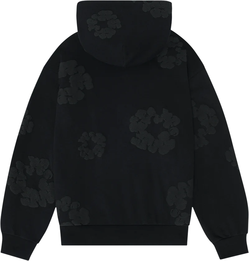 Denim Tears The Cotton Wreath Sweatshirt Black Monochrome