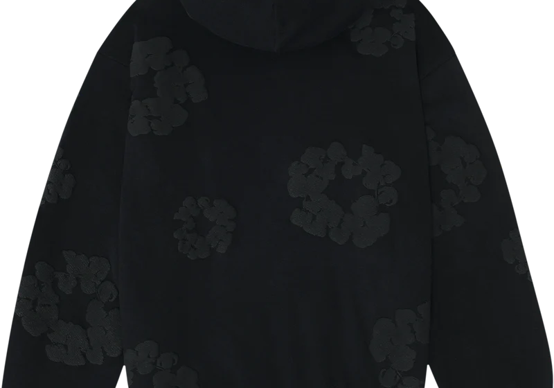 Denim Tears The Cotton Wreath Sweatshirt Black Monochrome