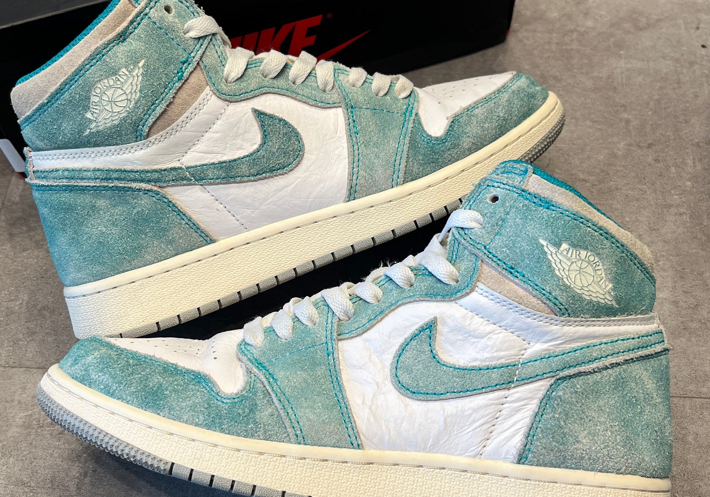 Jordan 1 Retro High Turbo Green (GS) (Preowned)