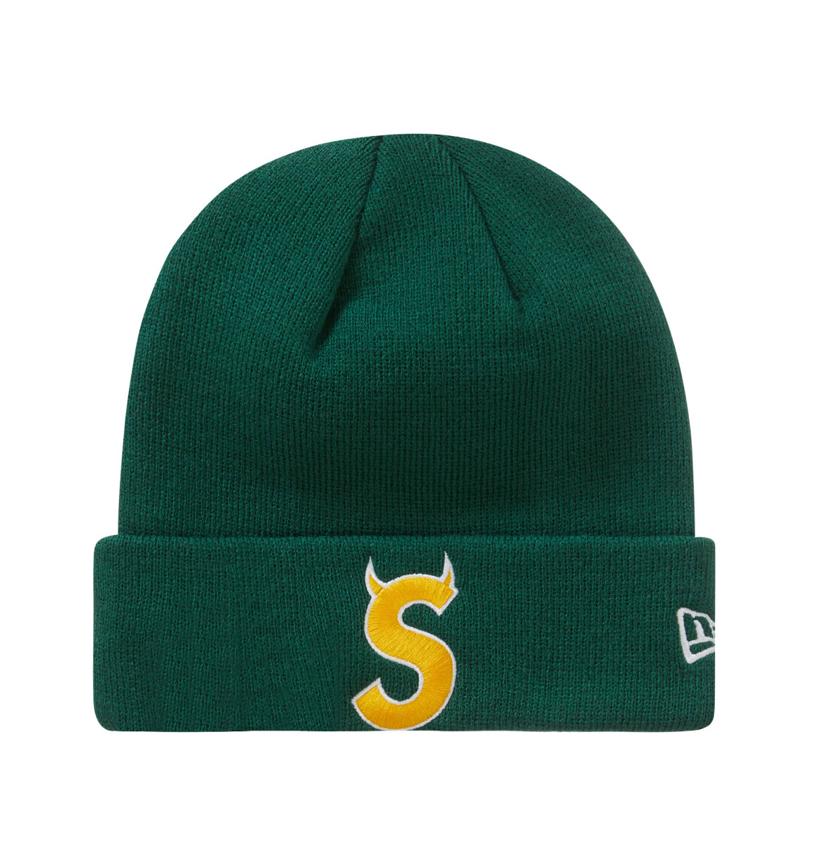 Supreme New Era S Logo Beanie (FW22) Dark Green