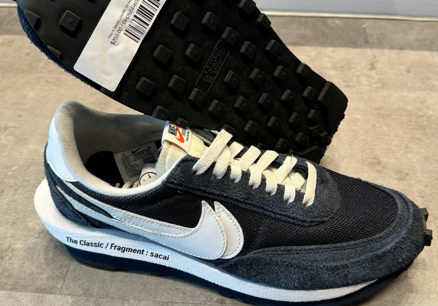 Nike X Sacai Ldwaffle SF Fragment Blue Void (Preowned)