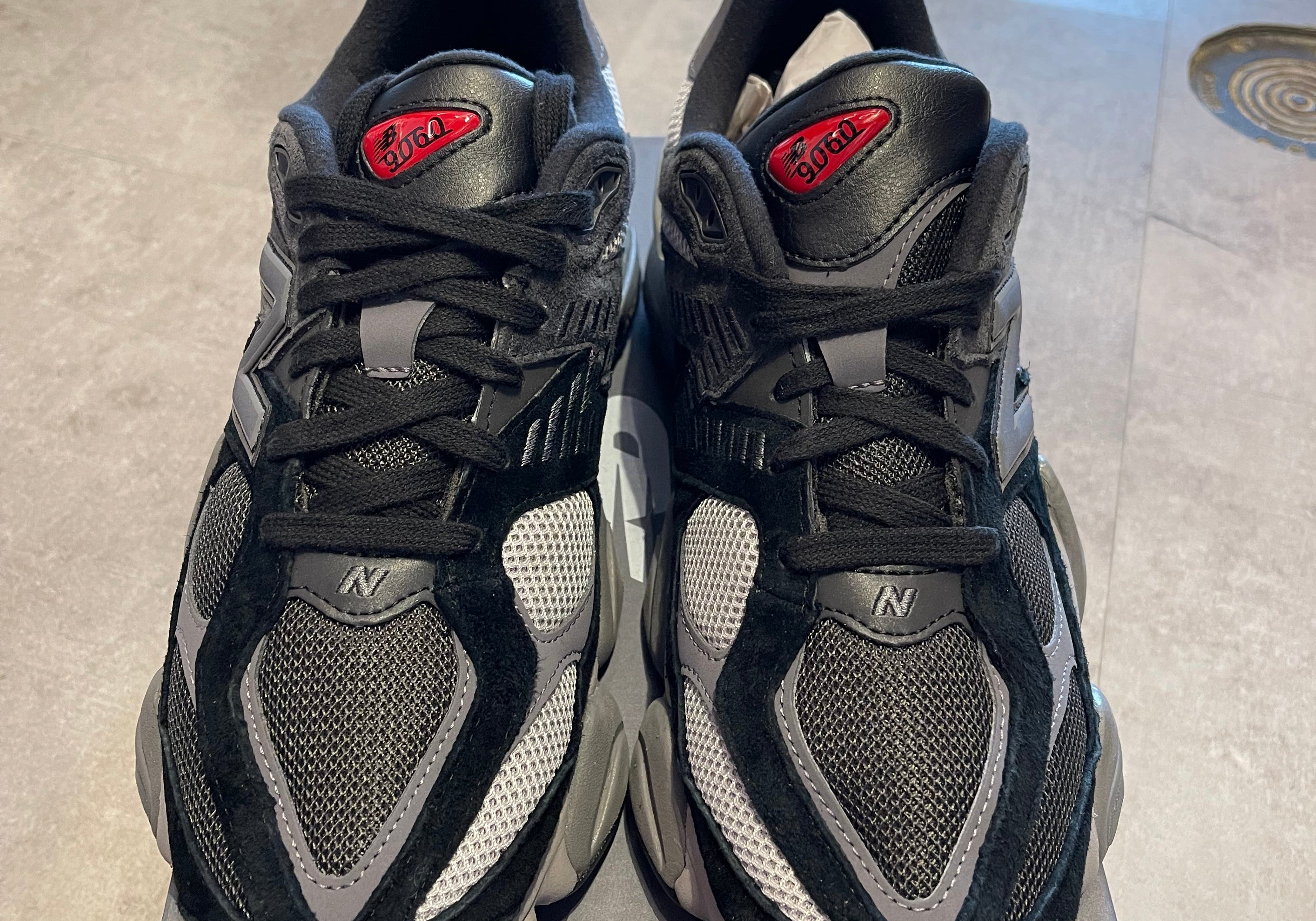 New Balance 9060 Black Castlerock Grey (Preowned)