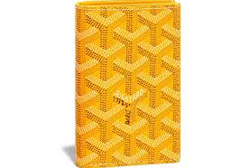 Goyard Saint Pierre Card Holder Yellow (Preowned)