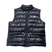 Moncler Black Gui Down Vest (Used Once Size M/3)