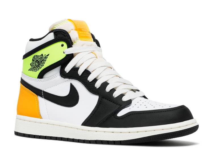 Jordan 1 Retro High White Black Volt