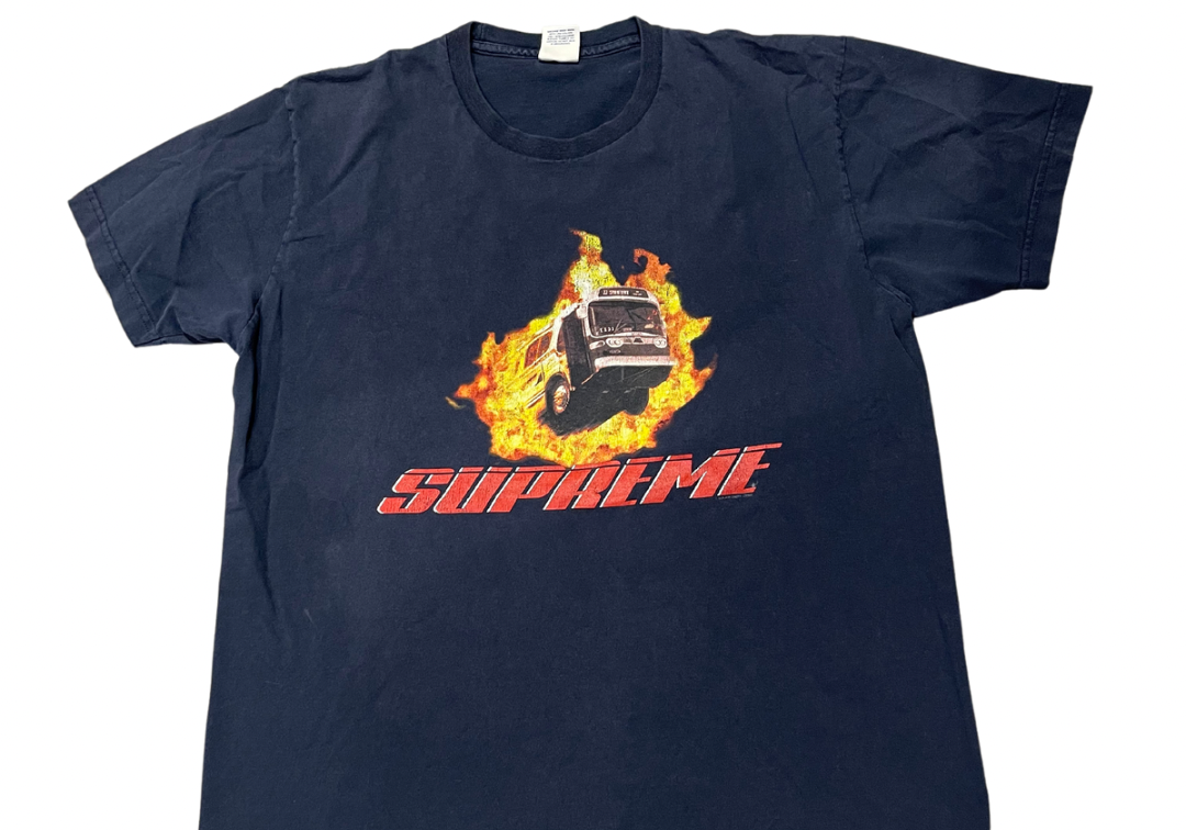 Supreme Speed Bus Tee Navy (SS14) (Preowned)