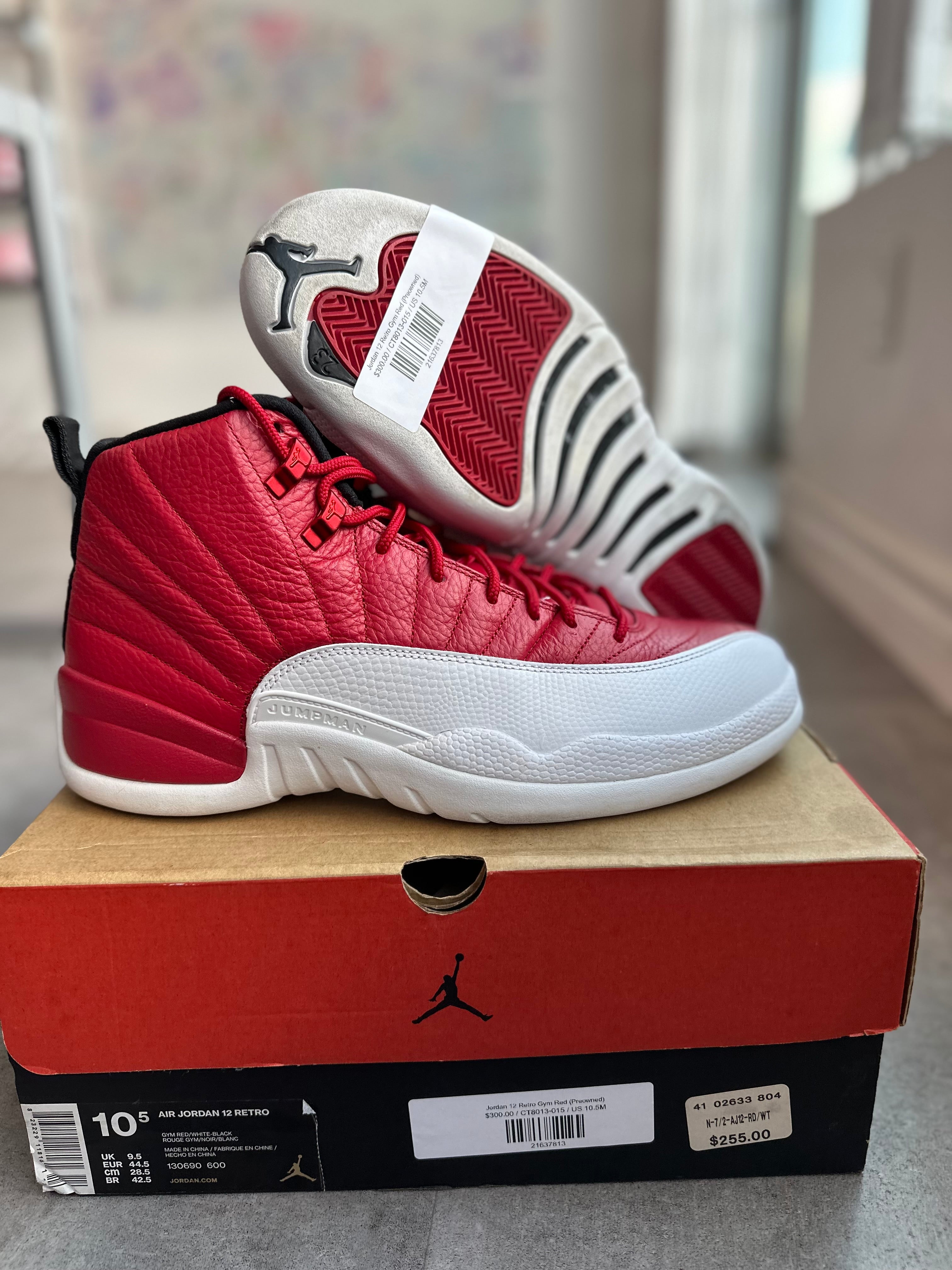 Jordan 12 Retro Gym Red (Preowned)