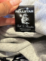 Hellstar Studios Speed Hoodie Ash Heather (OVERSEAS EXCLUSIVE)