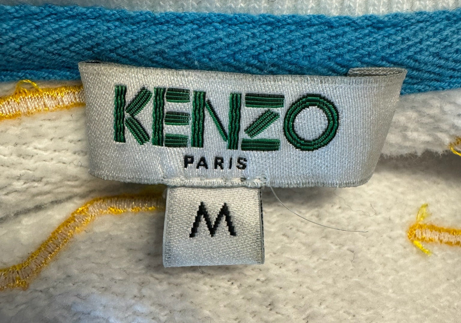 Kenzo Geo Tiger Crewneck White (Preowned)