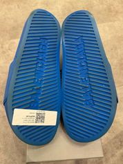 Balenciaga Pool Slide Blue Black (Preowned Size 9)