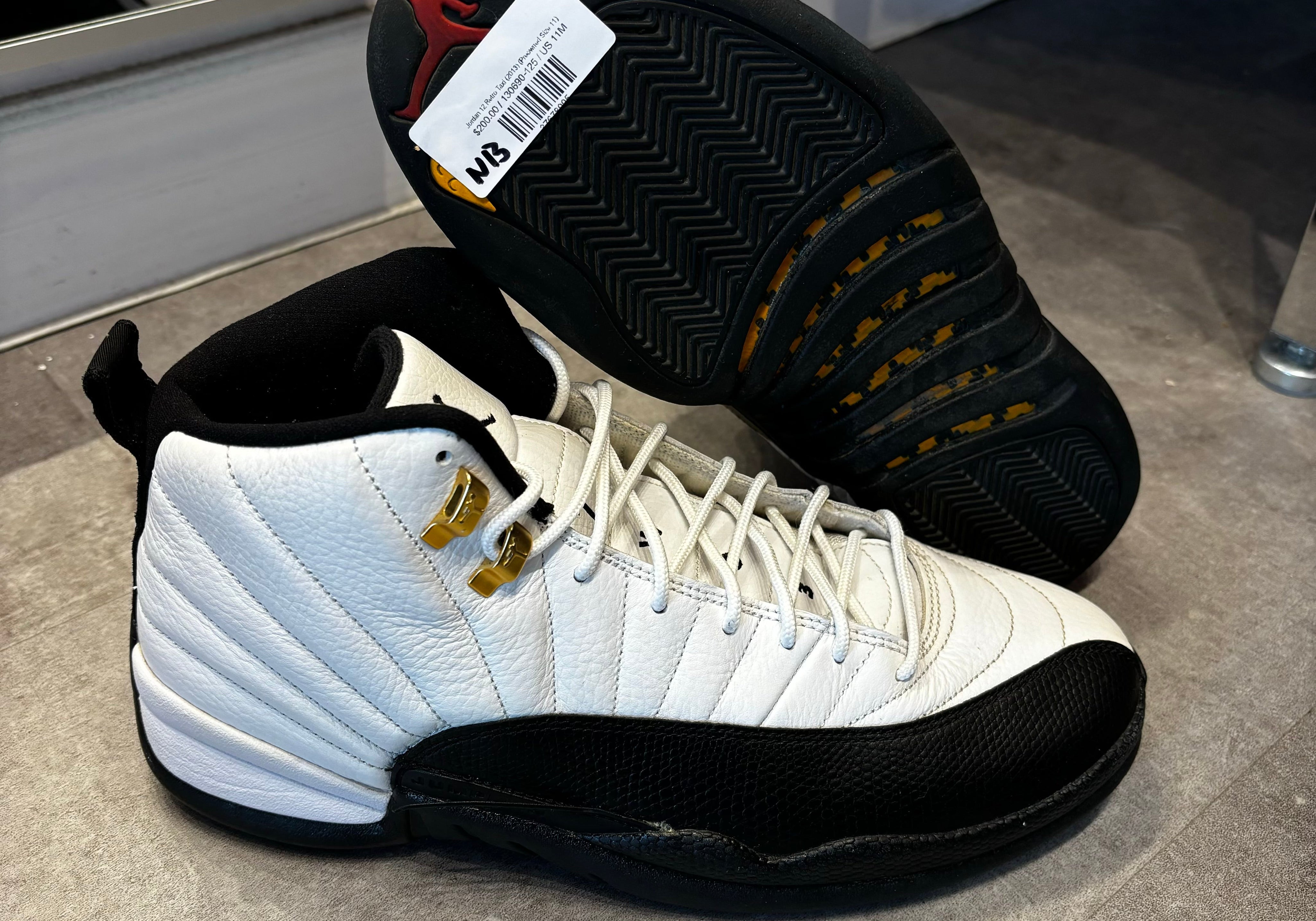 Jordan 12 Retro Taxi (2013) (Preowned)