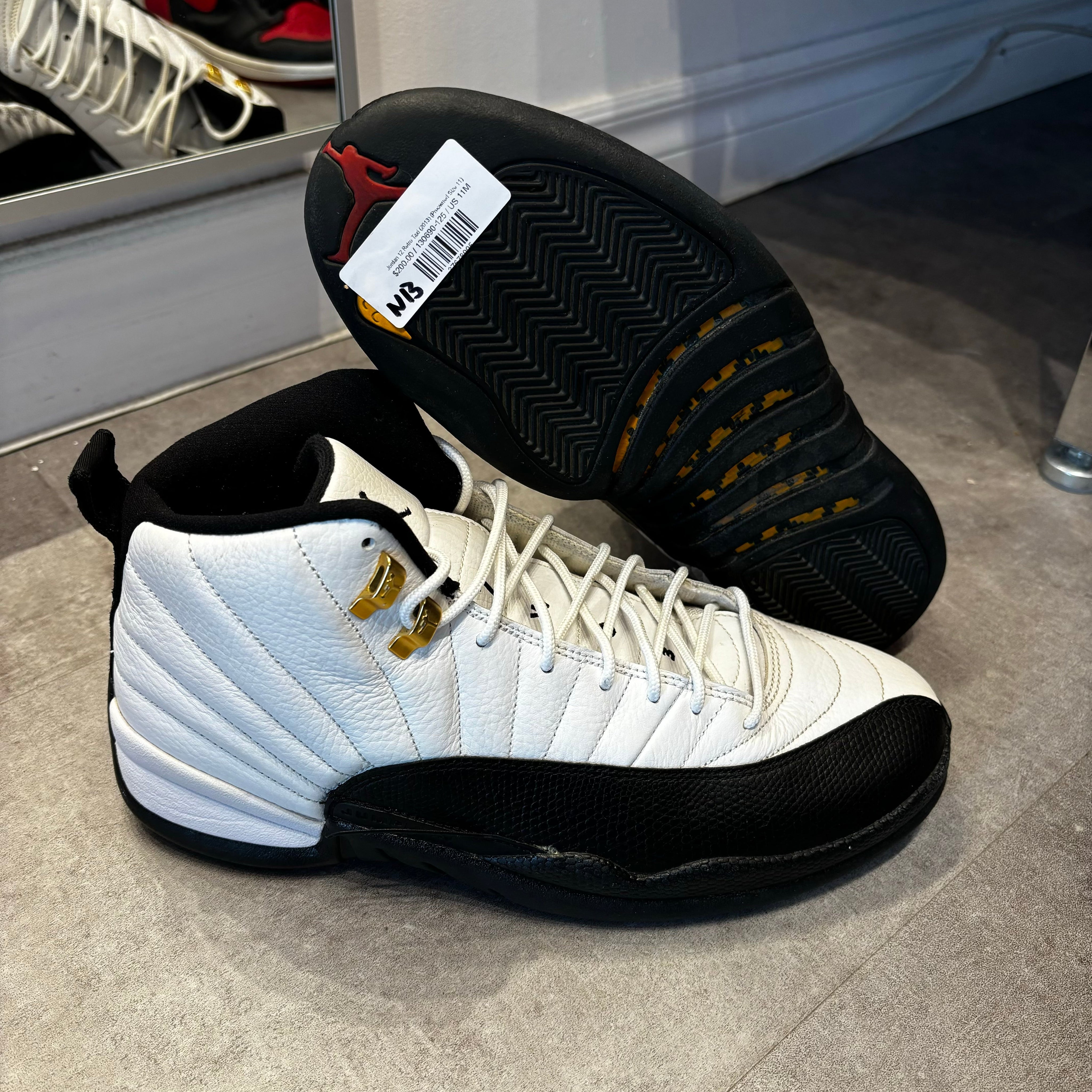 Jordan 12 Retro Taxi (2013) (Preowned)