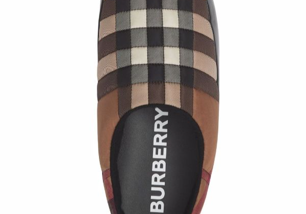 Burberry Northaven Check Quilted Slippers (Preowned Size 41)